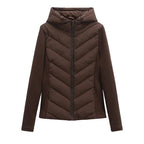 Bella Women's Puffer Jacket | Quilted Padded Design, Adjustable Hood 3