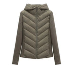Bella Women's Puffer Jacket | Quilted Padded Design, Adjustable Hood 1