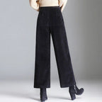 Bellagio Velveteen Trousers (Black XS) - | Zavonix