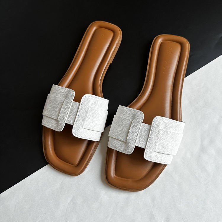 "Bellato Adriatico" Leather Sandals (Black 7) - Women sandals | Zavonix
