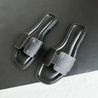 "Bellato Adriatico" Leather Sandals (Black 7) - Women sandals | Zavonix