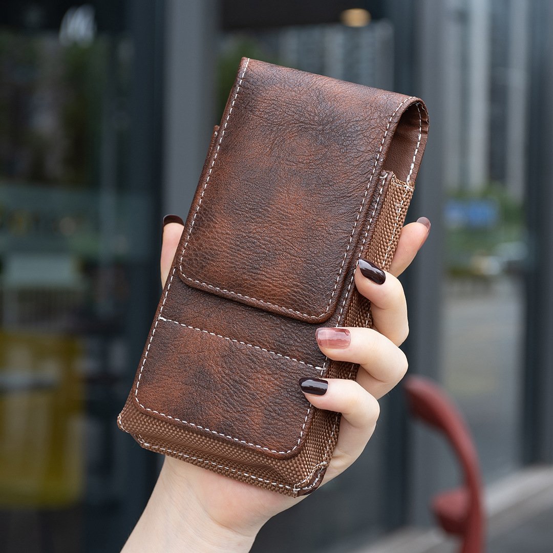 Belt Phone Pouch Magnetic Card Pocket Product Image 08