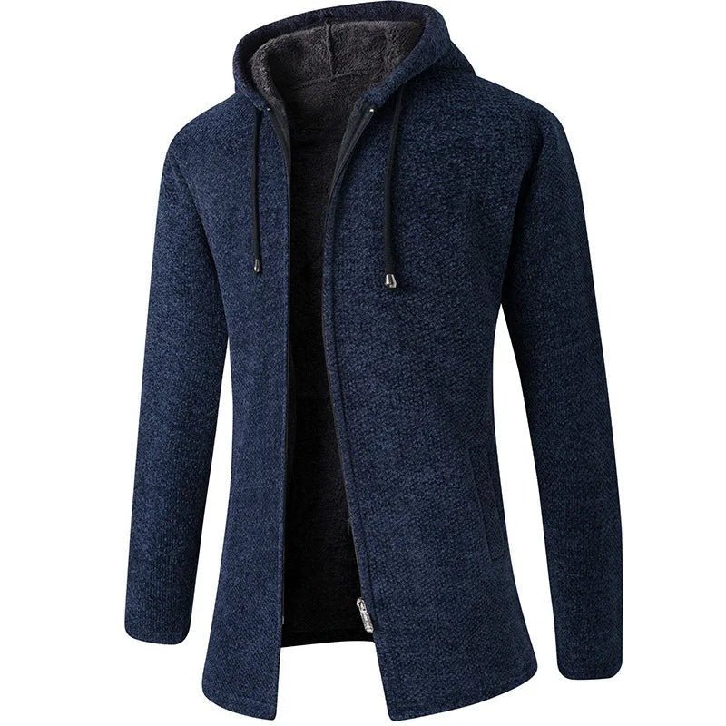 Belthaspen Fleece-Lined Hooded Knit Jacket product image 3
