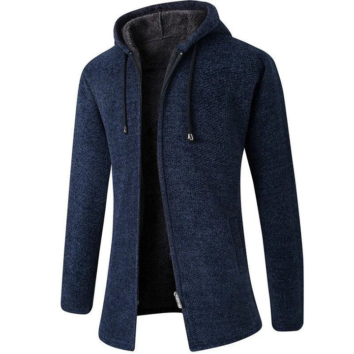 Belthaspen Fleece-Lined Hooded Knit Jacket product image 3