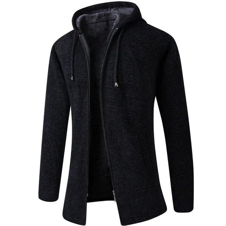 Belthaspen Fleece-Lined Hooded Knit Jacket product image 4