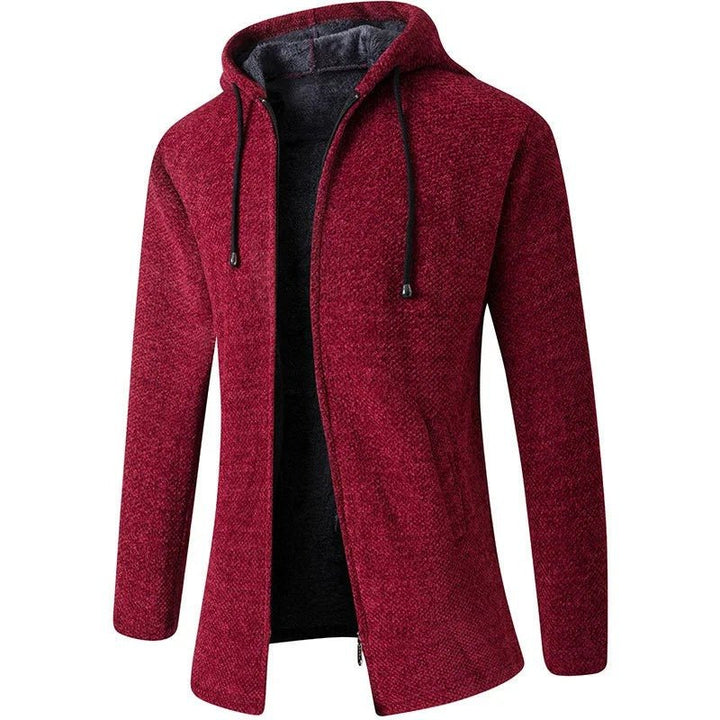 Belthaspen Fleece-Lined Hooded Knit Jacket product image 5