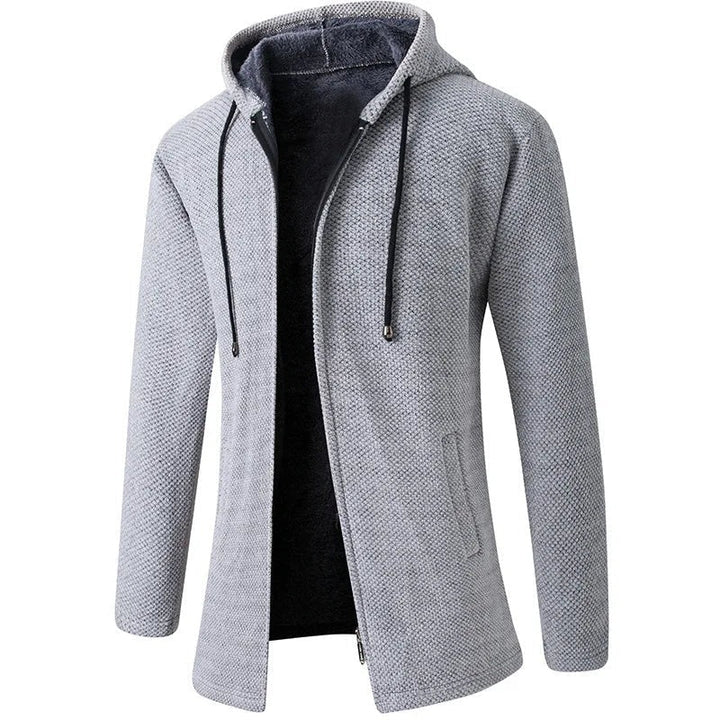 Belthaspen Fleece-Lined Hooded Knit Jacket product image 6