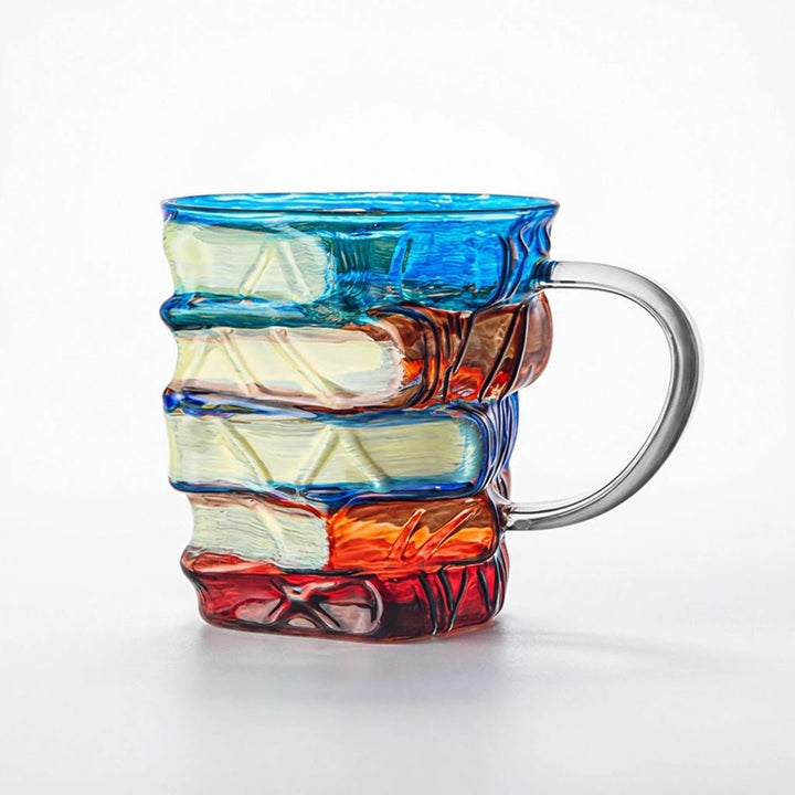Biblio Book Mug | Borosilicate Glass, Artistic Design