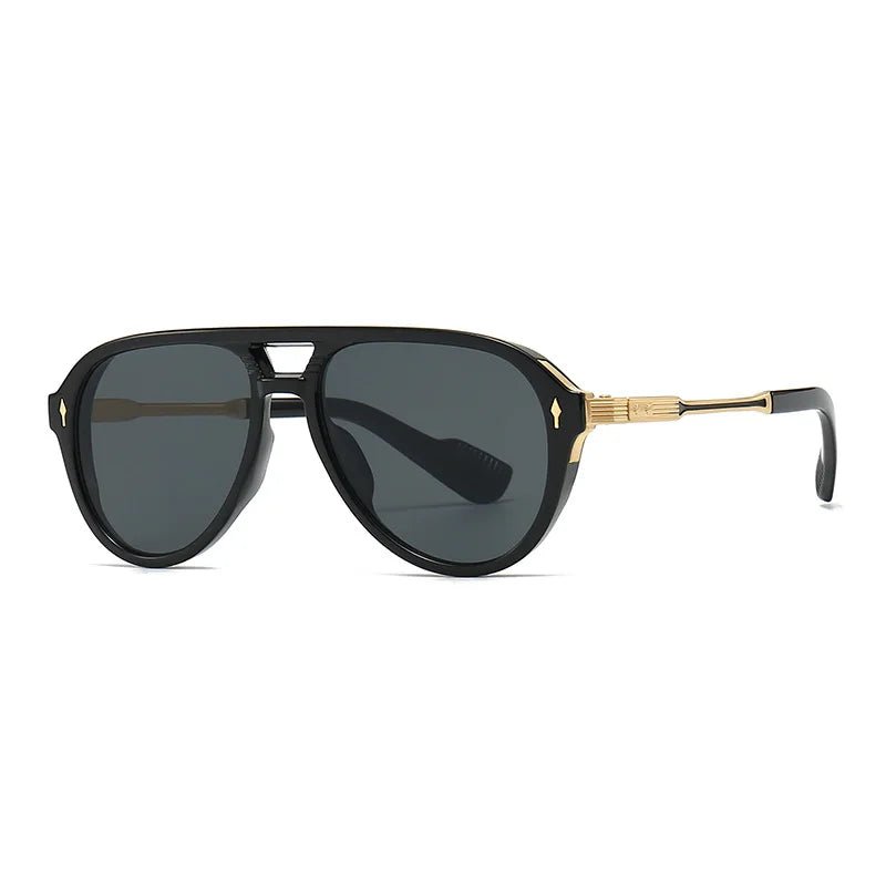 Black Iron Sunglasses (Black ) - | Zavonix