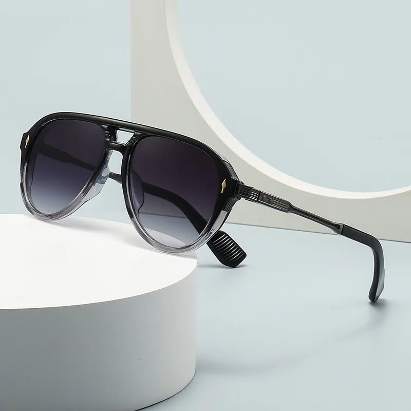 Black Iron Sunglasses (Grey ) - | Zavonix