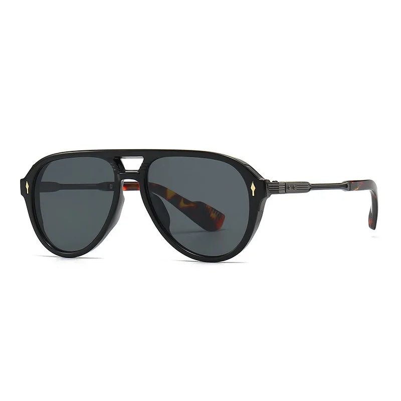 Black Iron Sunglasses (Grey ) - | Zavonix