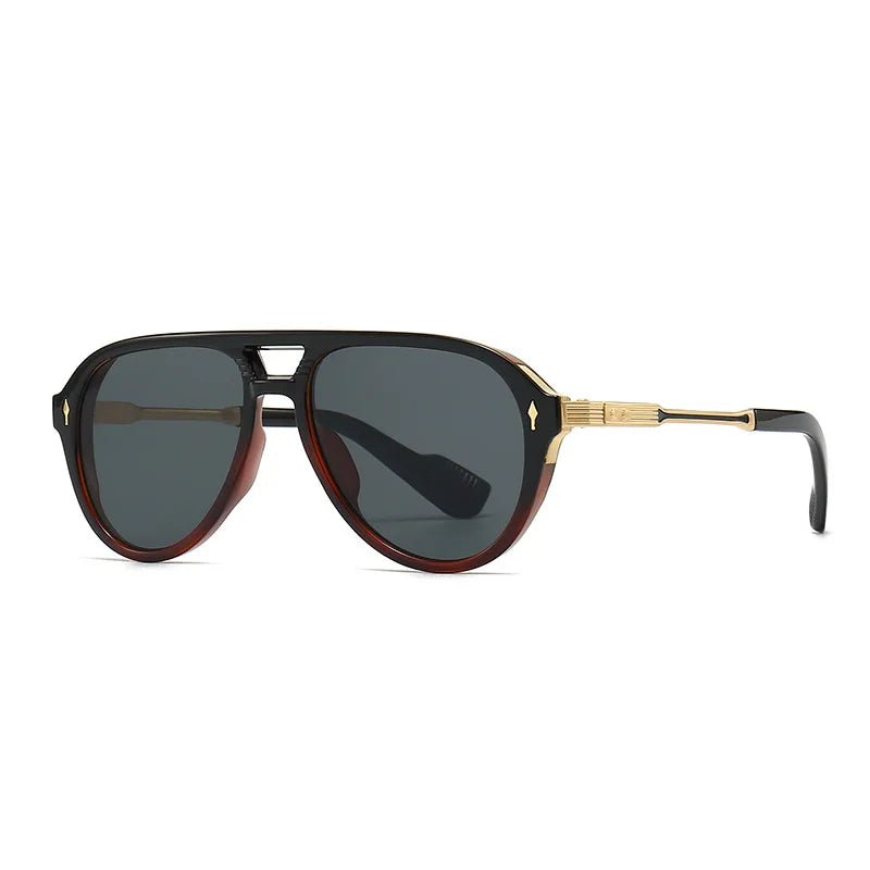 Black Iron Sunglasses (Black ) - | Zavonix