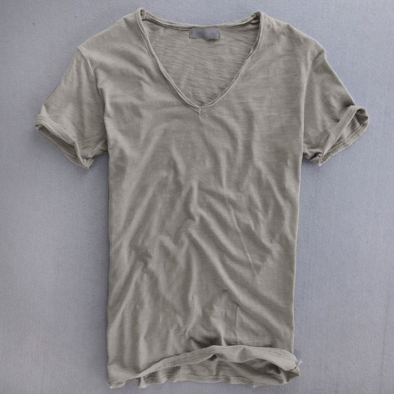 Blanchel Organic Cotton Shirt (Light Gray S) - | Zavonix