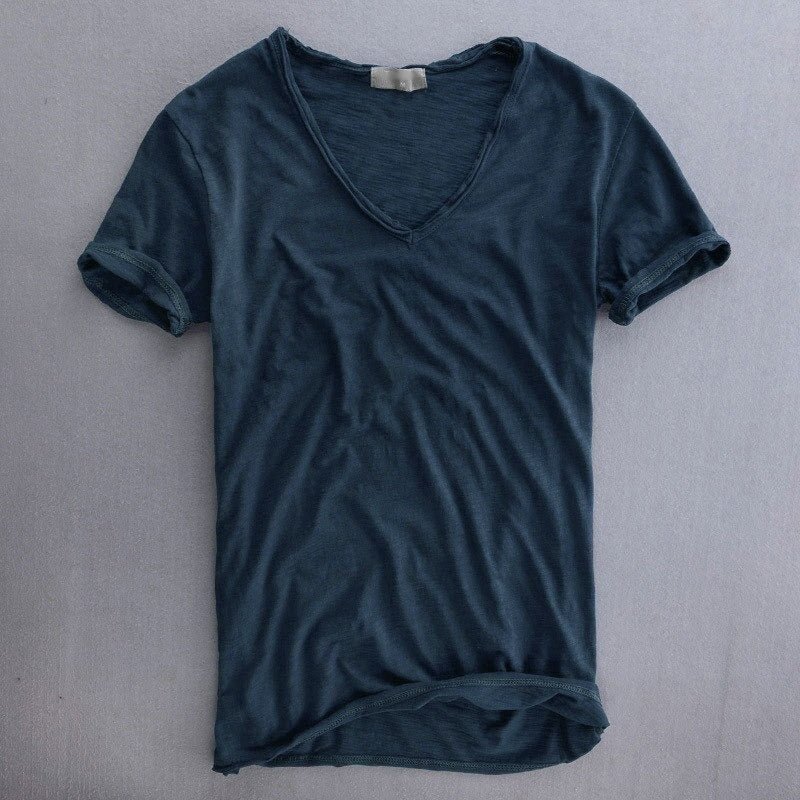 Blanchel Organic Cotton Shirt (Navy Blue S) - | Zavonix