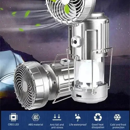 BlazeBreeze™ — Command Your Comfort and Power Wherever Life Takes You (Gray ) - Portable fan | Zavonix