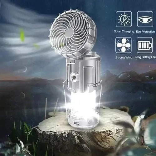 BlazeBreeze™ — Command Your Comfort and Power Wherever Life Takes You (Gray ) - Portable fan | Zavonix