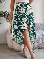 Bloomville Botanica Skirt (Claret S) - | Zavonix