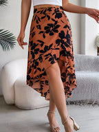Bloomville Botanica Skirt (Claret S) - | Zavonix