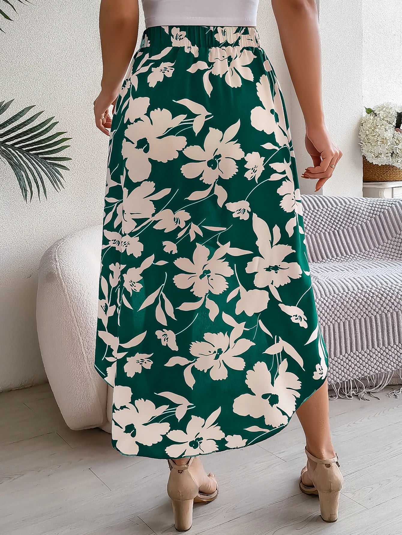 Bloomville Botanica Skirt (Claret S) - | Zavonix