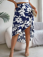 Bloomville Botanica Skirt (Orange S) - | Zavonix
