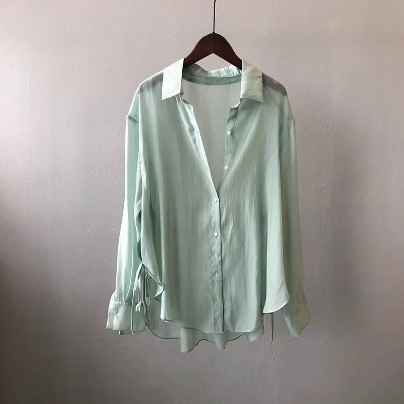 BlouseJNEDU™ — Feel Unstoppable Confidence Wrapped in Silky Softness - Zavonix