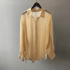 BlouseJNEDU™ — Feel Unstoppable Confidence Wrapped in Silky Softness (Yellow XS) - | Zavonix