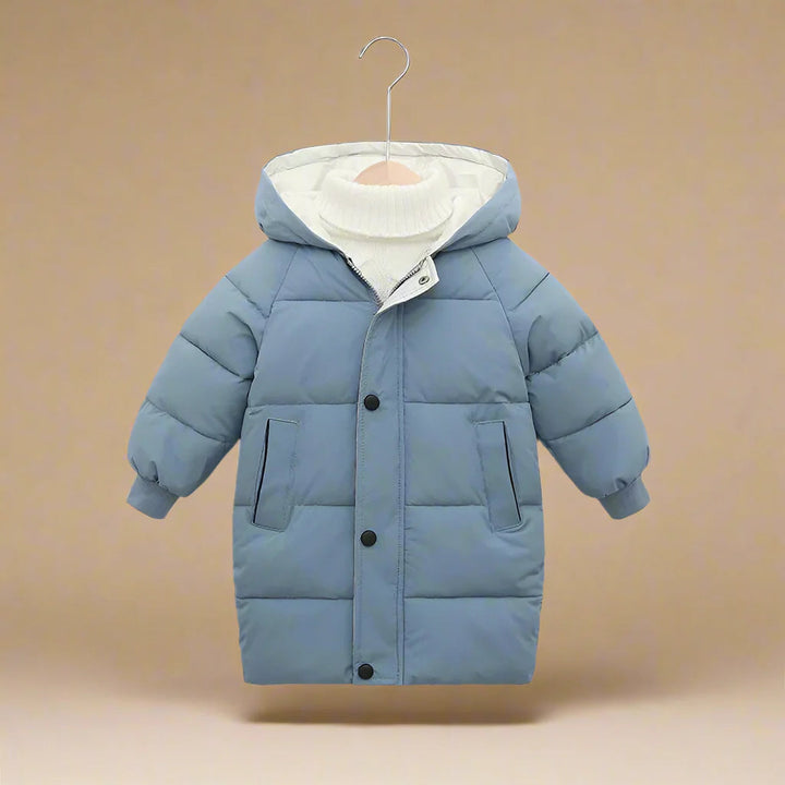 Blue hooded kids&