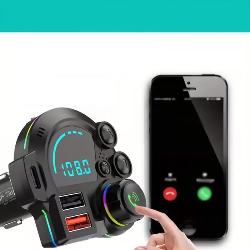 Bluetooth 5 Fm Car Transmitter Dual Usb Charging Product Image 08