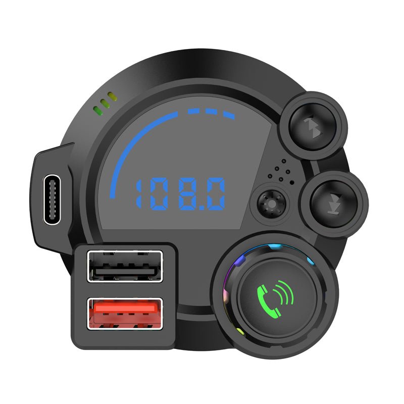 Bluetooth 5 Fm Car Transmitter Dual Usb Charging Product Image 09
