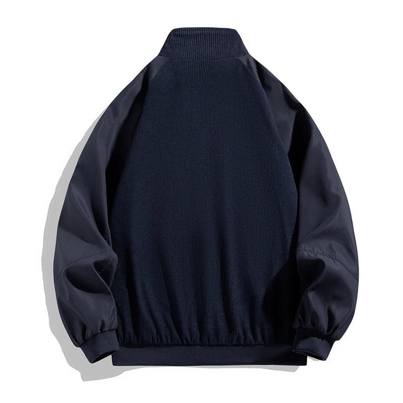 "Bomber Icon" Bomber Jacket (Dark Blue XS) - | Zavonix