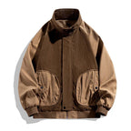 "Bomber Icon" Bomber Jacket (Dark Blue XS) - | Zavonix