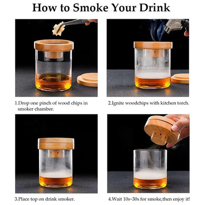 Kit de Cóctel de Bourbon | Juego de 8 Sabores para Infusión de Old Fashioned