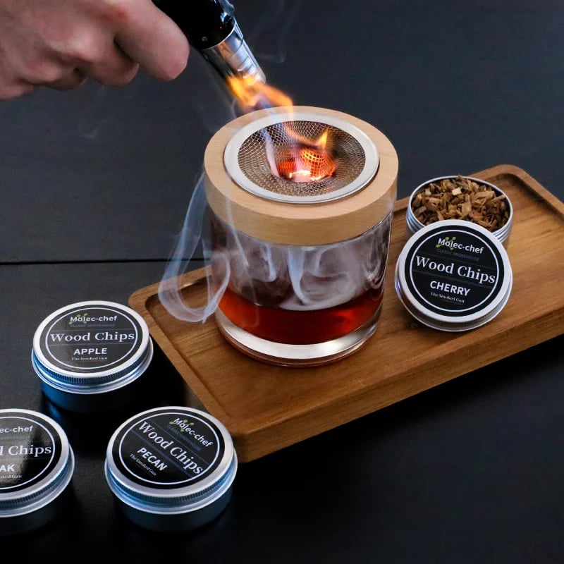 Kit de Cóctel de Bourbon | Juego de 8 Sabores para Infusión de Old Fashioned