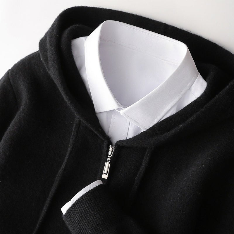 BRADFORD™ CASHMERE SWEATSHIRT (Black XS) - | Zavonix