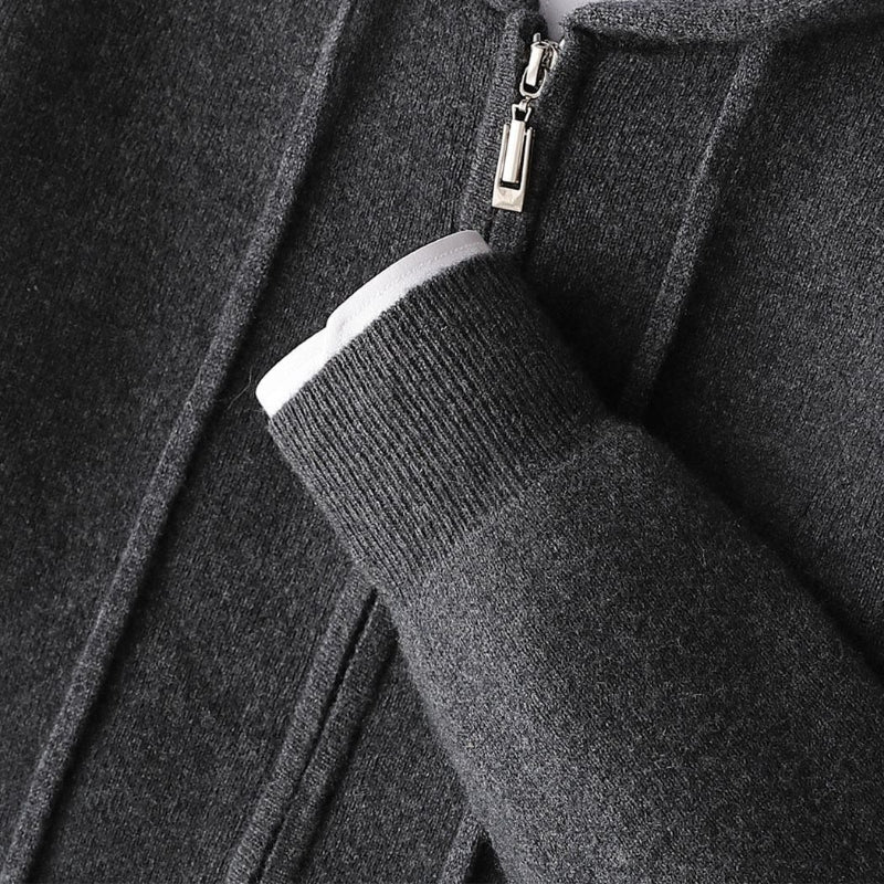 BRADFORD™ CASHMERE SWEATSHIRT (Black XS) - | Zavonix