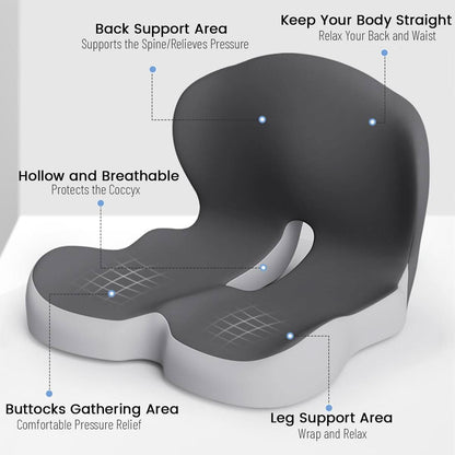 Breeze Ergonomic Cushion | Lumbar Support, Non-Slip 6