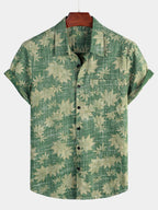 Breeze Haven — Men's Lightweight Casual Hawaiian Shirt for Summer (S ) - | Zavonix