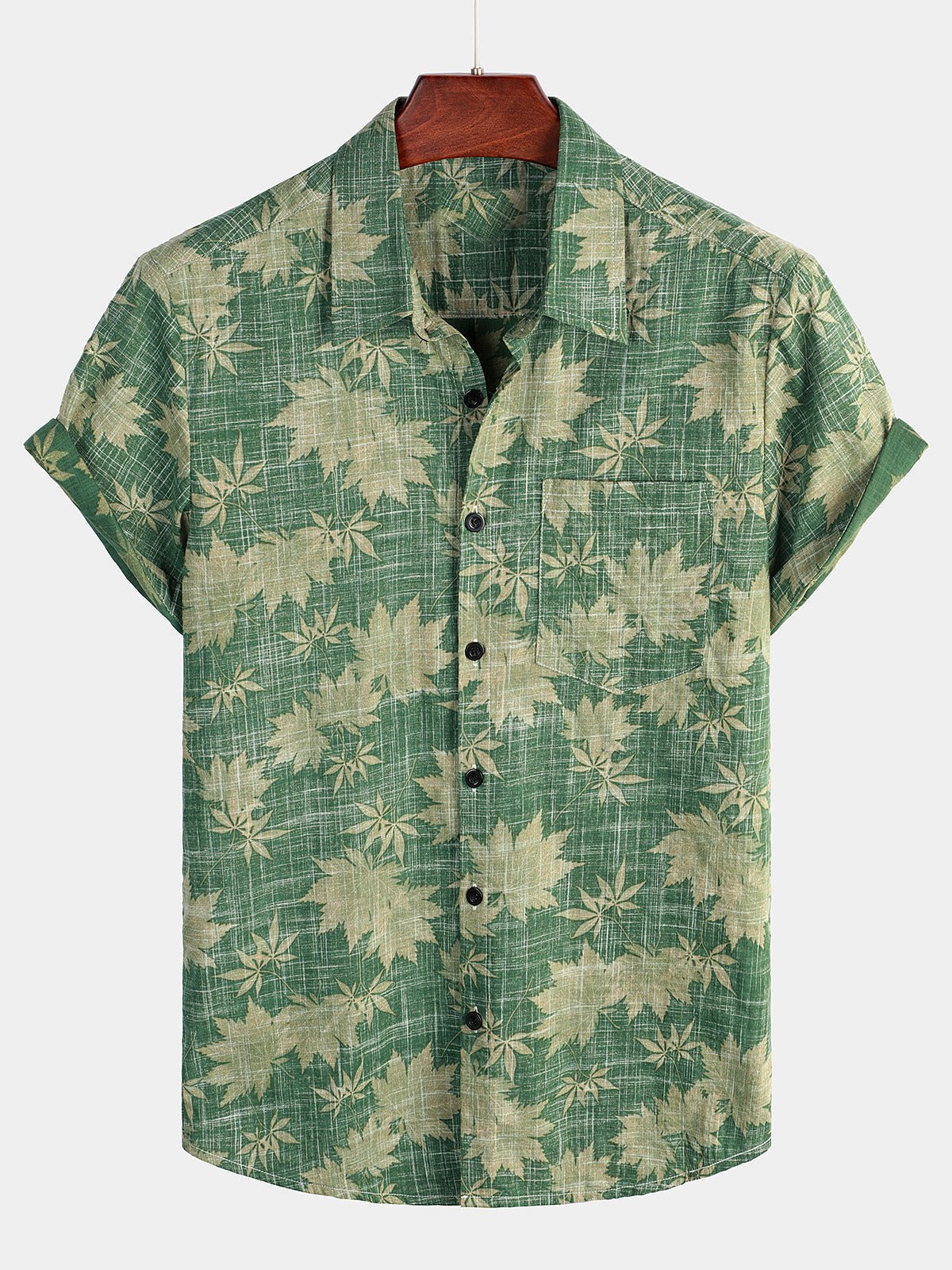 Breeze Haven — Men's Lightweight Casual Hawaiian Shirt for Summer - short - Zavonix