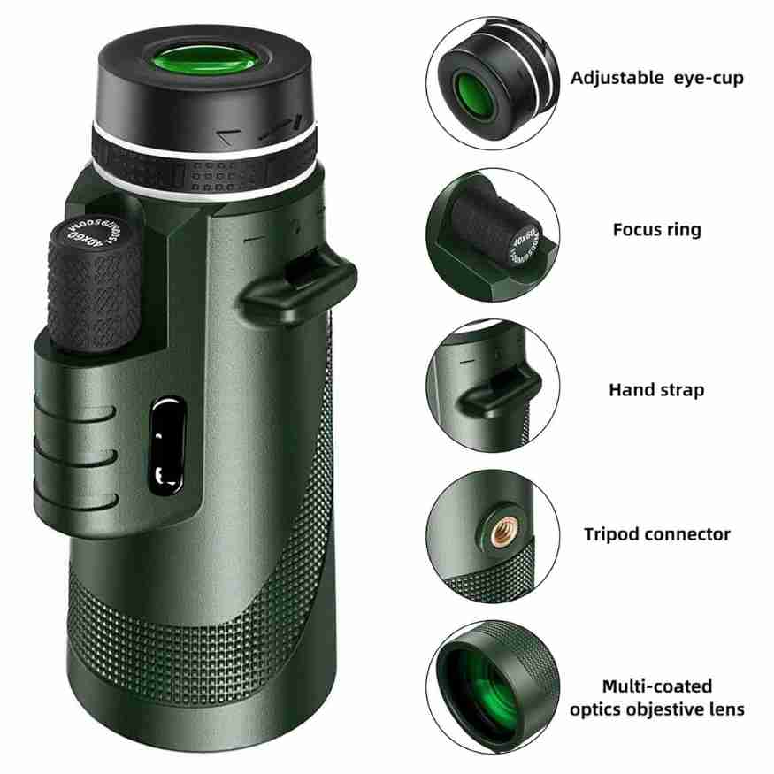 Breeze Monocular | 600x Ultra-Zoom, HD Lens 6