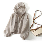 BreezeGuard Hoodie™ — Feel Weightless, Stay Bulletproof Against Any Weather (White XS) - | Zavonix