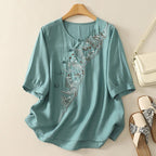 Breezeline Blouse™ — Feel Fresh, Look Stunning, Own Every Moment (Teal XS) - | Zavonix