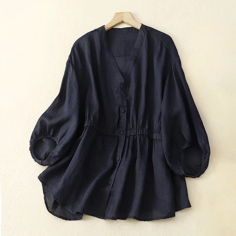 BreezeLoom™ Shirt — Own Every Moment with Unstoppable Comfort & Style (Navy Blue XS) - | Zavonix