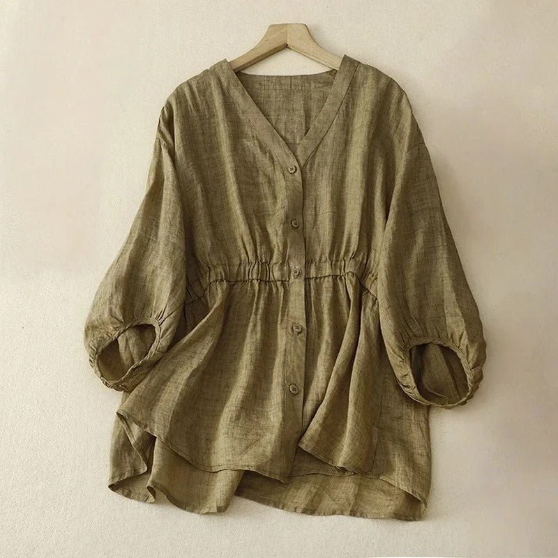 BreezeLoom™ Shirt — Own Every Moment with Unstoppable Comfort & Style (Olive XS) - | Zavonix