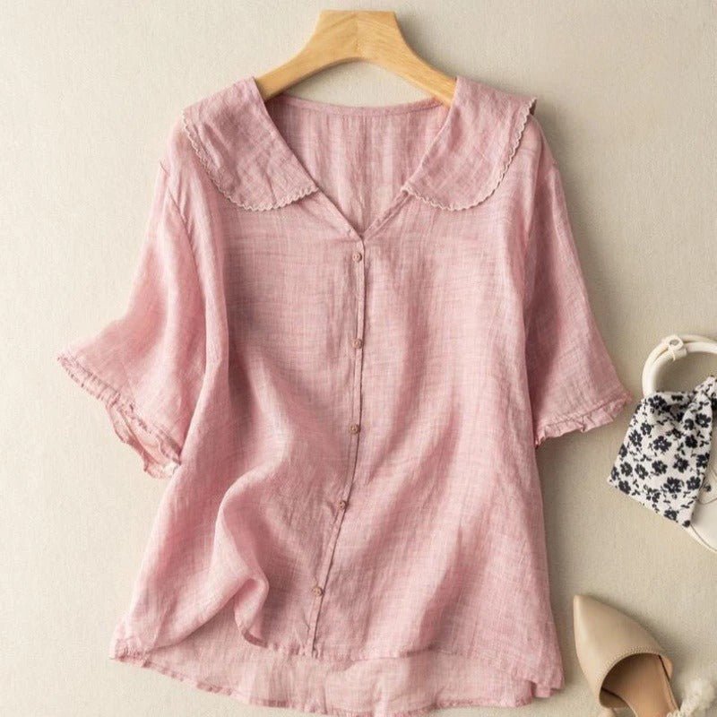 BreezeLuxe™ Blouse — Feel Weightless Confidence That Turns Every Head - Zavonix