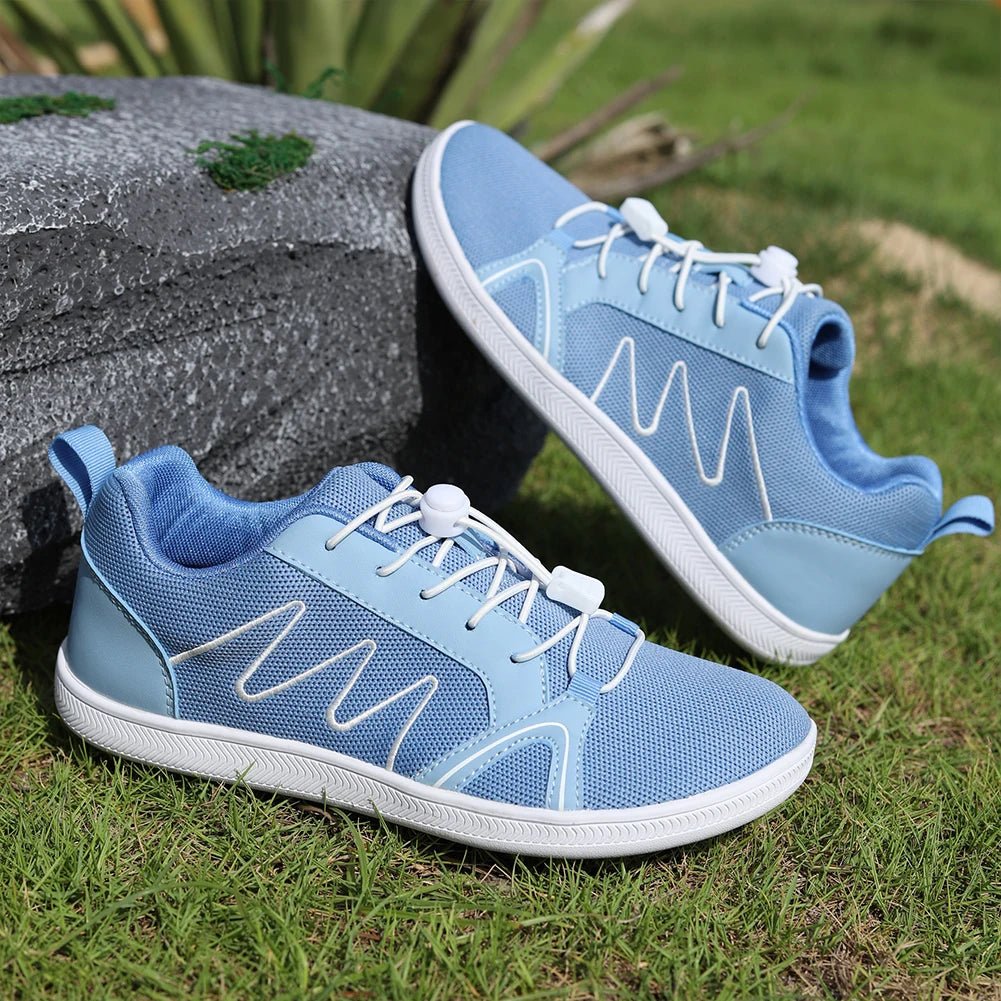 BreezeStride Mens Breathable Mesh Shoes — Lightweight Comfort with Wide Toe Box - Zavonix