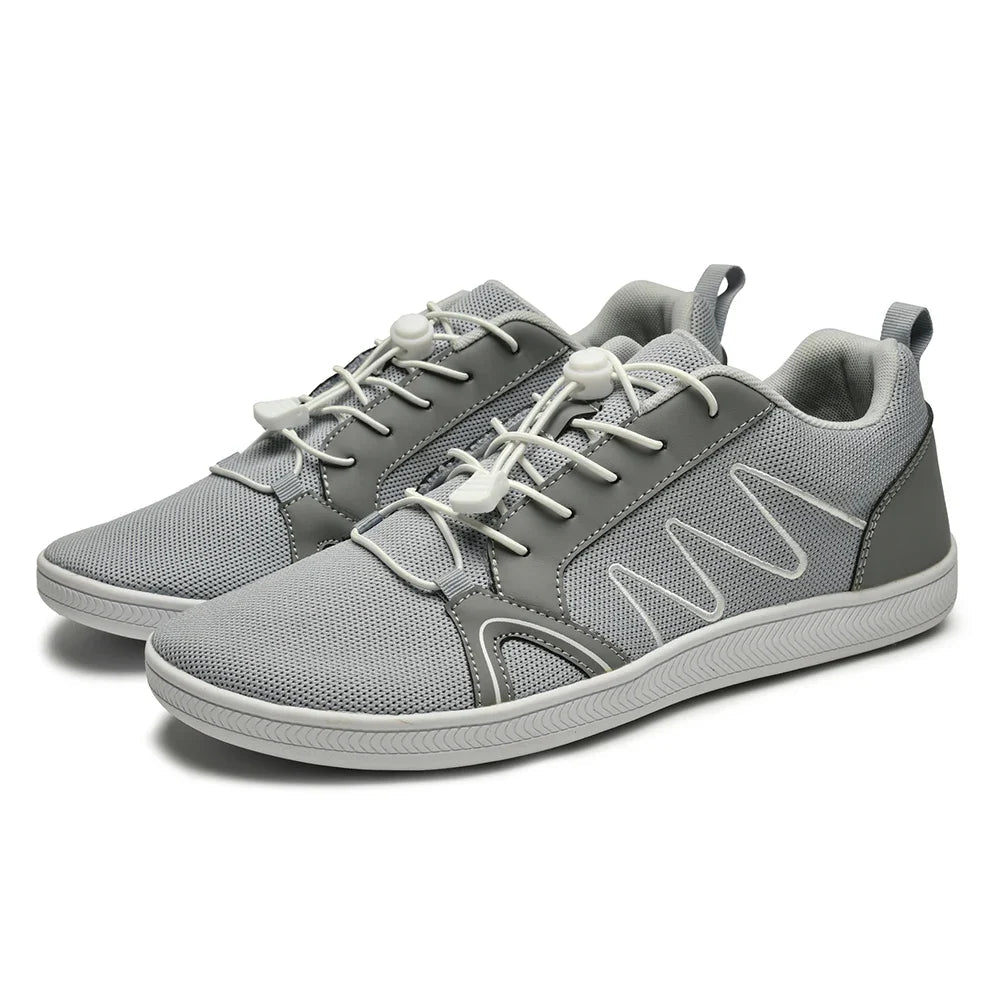 BreezeStride Mens Breathable Mesh Shoes — Lightweight Comfort with Wide Toe Box - Zavonix