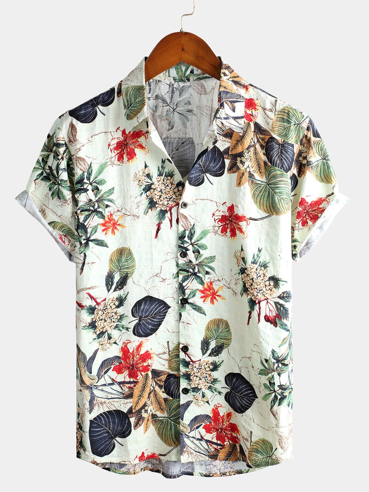 Breezevo — Men’s Lightweight Cotton Viscose Summer Shirt (S ) - short | Zavonix
