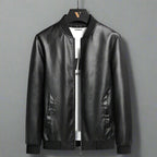 "Brentford" Plant - Based Leather Jacket (Black XS) - | Zavonix