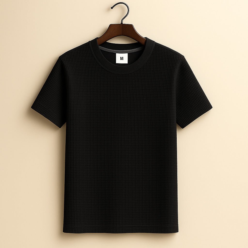 Bresson Waffle Knit Shirt (Brown S) - | Zavonix