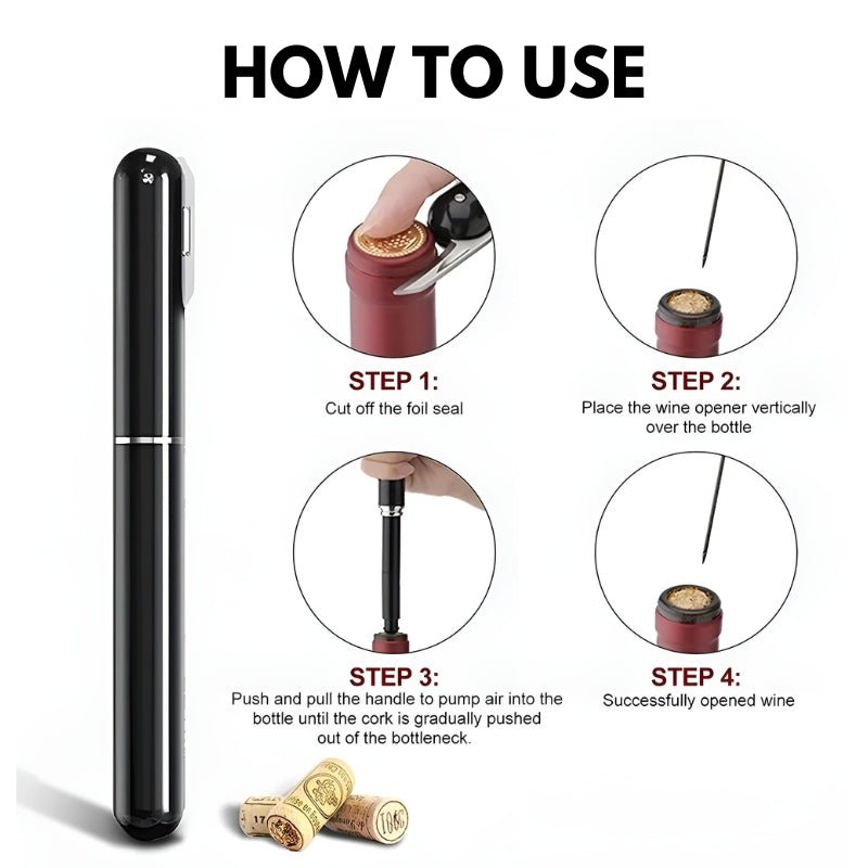 BrewLift Wine Opener | Air Pressure Design 4